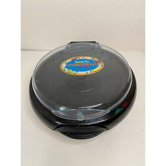 Santa Fe Quesadilla Maker with Built-In Tortilla Warmer Saltan QM5SFRTWB - Picture 1 of 11